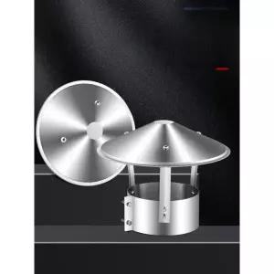 프리미엄 스테인리스 연통 삿갓 레인 뚜껑 화목난로 A 캡 굴뚝 75 200 높이 150