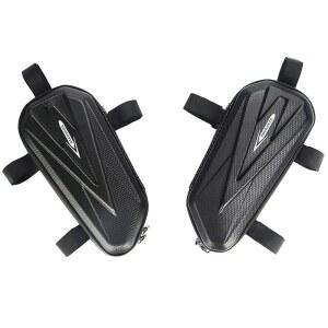 Yuumo 바이크 사이드백 방수 대용량 2L 하드쉘 투어링 백 오토바이 공구함 소품 보관함 범용 카본 톤 블랙 좌우 2개 세트