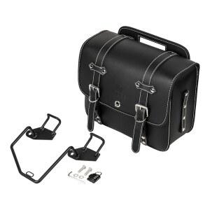 사이드백 서포트 레블250 500 왼쪽 전용 REBEL250용 안장 가방 사이드 백 바이크용 고강도 방수 방녹 일본어 설명서 동봉 블랙