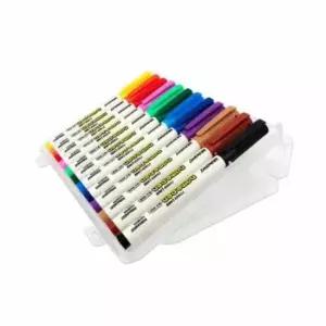 [문구/오피스] 컬러 네임펜 12색 플라스틱펜 필기펜