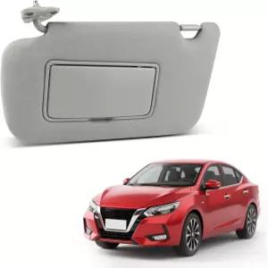 2013-2019 닛산 센트라의 ItranMc Sunvisor 운전석 라이트 없음 미러 그레이 교체 번호 96401-3SG8A의 왼쪽
