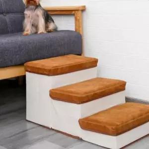 [반려] 3단 애견 강아지 고양이 반려동물 논슬립 스텝 계단