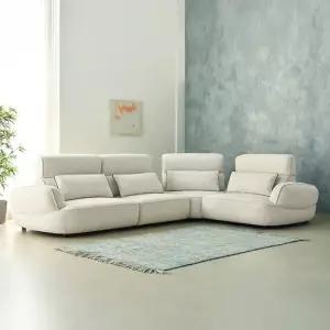 스코나 라온드 릴랜드 아쿠아텍스 패브릭 스윙 5인 코너 소파