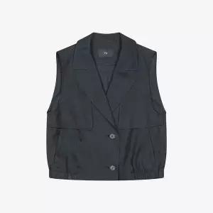 [하프클럽/신원아울렛]린넨 밴딩 베스트 SKVAF2704 H