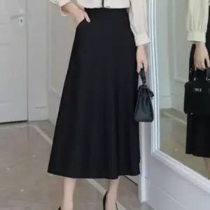 [의류] 플레어 롱스커트 롱치마 정장 하객룩 스커트