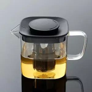 내열성 유리 티포트 차 주전자 투명 찻잔 다기세트 차우리는티팟