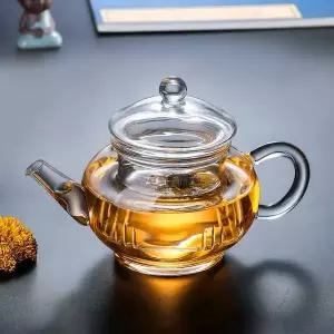 차향기 티세트 차내열컵 250ml 찻잔세트 차보관 유리티포트