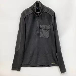 가다컴퍼니 POLO JEANS 폴로 진스 워크웨어 하프집업 시스루 아노락 니트 C907