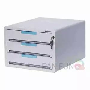 [문구/오피스] 3단 열쇠 서류함 서류보관함 서류수납 서류보관서랍 종이수납장 서류수납장