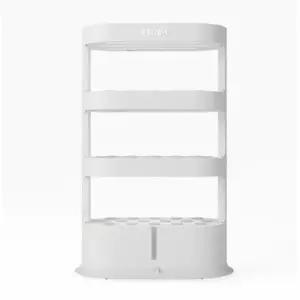 실내 텃밭 재배기 상추 새싹 베란다 식물 키우기 수경 3단 화이트 중간