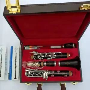 클라리넷 프랑스 명품 브랜드 부페 에보니 B 조 R13 길이 17인치 은 오케스트라용 설계됨
