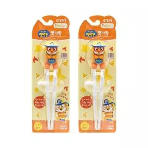 교정용젓가락 뽀로로 에디슨 젓가락 1단계 (소방관) 2개세트