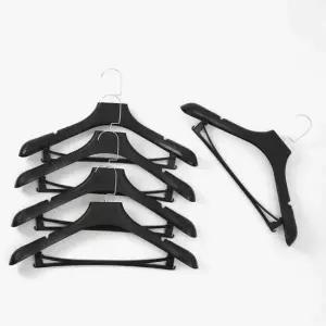 플라스틱 정장 옷걸이 5p 논슬립옷걸이 튼튼한옷걸이 플라스틱옷걸이