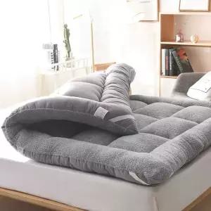 두꺼운 양털 토퍼 침대 자가발열 매트 겨울 웜매트