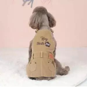 [반려] 애견 스커트 (베이지) 강아지산책옷 애견외출복