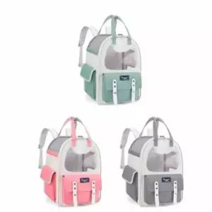 [반려] 반려동물 백팩 (핑크) 강아지이동가방소형 강아지이동가방백팩