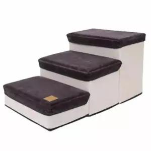 [반려] 3단 수납 펫스텝 노견계단 침대계단