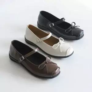 [아리앤] 리본 메리제인 플랫슈즈 3cm