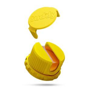 보우 버디 바이올린 로진 & 도구 u2013 드롭 저항성, 리필 가능한 로진, 회전 커버 가이드 및 바이올린, 비올라 첼로용 통합 렌치(노란색)