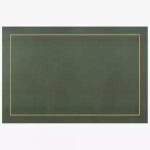 PVC 양면 테이블 매트 그린그레이