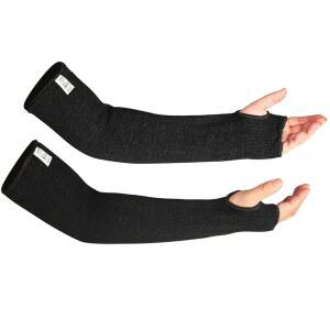 ReHaffe 케블라 슬리브 내열성, 18인치 길이의 안티 컷, 화재, 방지 팔 슬리브, 엄지 구멍 포함 - 용접, 주방, 정원 가꾸기, 기계 작업용 안전 가드