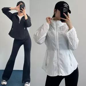 핏코어집업 아노락 바람막이 후드점퍼 운동복 스포티 여성 데일리아우터 하이넥자켓 윈드브레이커 경량