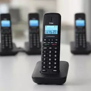 아이텍1050 블랙 무선전화기 CID 발신자표시 증설가능