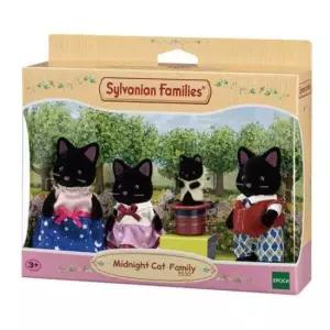 실바니안토끼 실바니안 미드나잇 고양이가족 인형 피규어 장난감