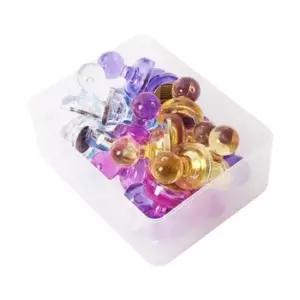 소모품 마그피아 초강력 체스형자석홀더 대 25개입 자석홀더 통(1개입) 27mm