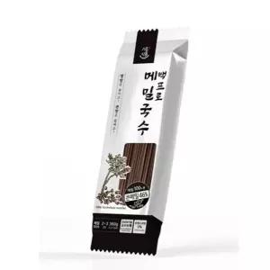 순메밀면 100프로 냉소바 냉모밀 비빔 막국수 메밀면 360g