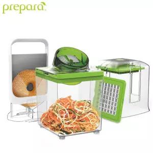 [프리파라] 메트로폴리탄 외식조리도구 3종 세트 (슬라이스/깍뚜기썰기/돌돌 채썰기) 흑백 당근면 야채면