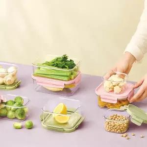 락앤락 비스프리 모듈러 밀폐용기 /정사각 260mlx2 /직사각 450mlx2 /정사각 600mlx2 /직사각 910mlx2