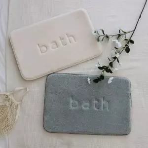 [부엌다옴]1+1 국내생산 도톰한 메모리폼 발매트 (욕실용) 총2P