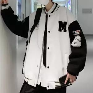 캐주얼점퍼 패치 봄가을패션점퍼 가을 아우터 오버핏 야구점퍼 봄 남성점퍼