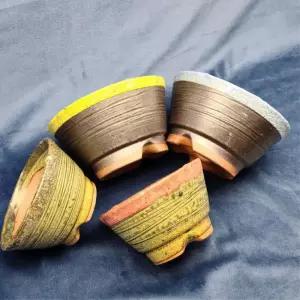 대형 항아리느낌 도자기 다육이화분 D18 회사식물