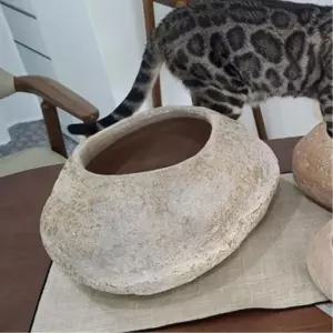 오래된 분위기 빈티지토분 낮은단지 대형 식물덕후