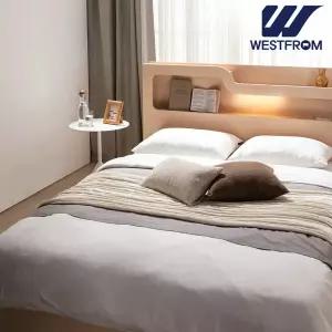 [웨스트프롬] 루이스 LED 수납침대(SS) / 바다 매트