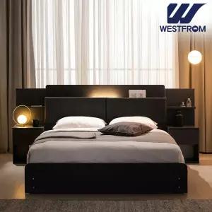 [웨스트프롬] 웨스틴 LED 수납침대(K) / 바다 매트