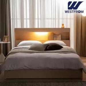 [웨스트프롬] 하이든 LED 수납침대(SS) / 침대 프레임만