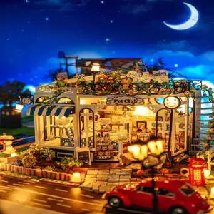 미니어처 하우스 장식 크리스마스 건물 장식품 세트 타운