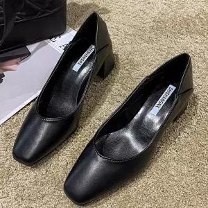 미들힐펌프스 펌프스 미들힐 캐주얼 여성 봄슈즈 나들이 편한 구두