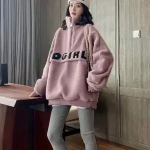 여자 겨울 집업 후리스 긴팔 안감 기모 템 스타일 집에서입는옷 데일리룩 뽀글 이후 집업후리스