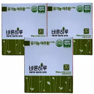 단비농원 국내산 직접재배 바른하루 유기농 여주환스틱3g 30개입 3개