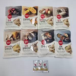 비비고 죽 420g 8개 세트 (소고기 단호박 버섯야채 녹두닭 누룽지닭백숙 들깨버섯 전복 전복내장 참기름)