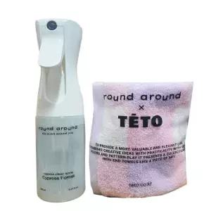 라운드어라운드 편백 클린 스프레이 편백나무 숲 160ML +핸드타올/ 선물용으로 굿