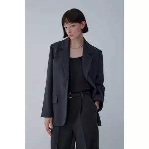 [VOV](하남점)보브 백 버튼 디테일 싱글 자켓(7156110002)