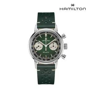[백화점 정품] 해밀턴 [공식] 해밀턴 아메리칸 클래식 인트라매틱 H 헌터 그린 40mm H38429861