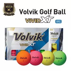 볼빅 비비드 엑스티 VIVID XT 4피스 프리미엄 투어 골프공 1더즌 (12구)