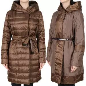 막스마라 더 큐브 25FW 여성 노베프 리버시블 다운 패딩 브라운 NOVEF 066