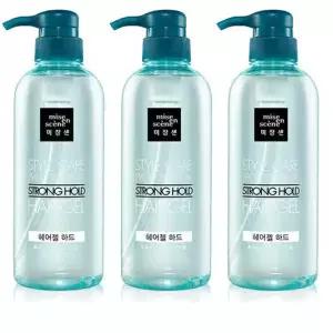 미쟝센 스타일 스트롱 헤어젤 (하드)500ml 3개